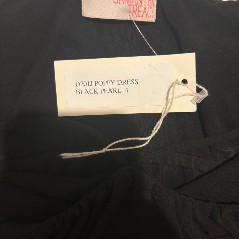 Party/Club hot Samantha Treacy Black bubble hem mini dress 4 - Picture 5 of 5